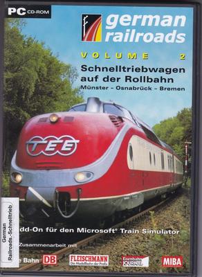 German Railroads.-Schnelltriebwagen auf der Rollbahn