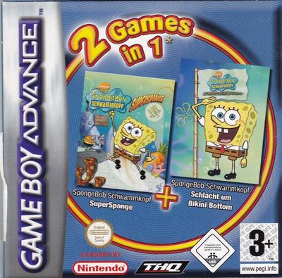 2 Games in 1 SpongeBob Schwammkopf SuperSponge+ Schlacht um  Bikini Bottom