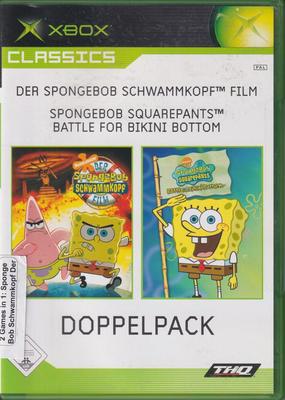 2 Games in 1: Sponge Bob Schwammkopf Der Film + Sponge Bob Squarepants Battle for Bikini Bottom