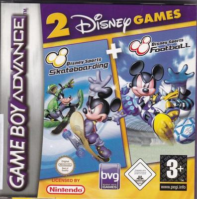 2 Disney Games Skateboarding + Football