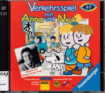 Verkehrsspiel mit Anna und Nick